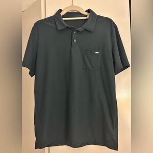 Vuori Men's Ace Polo T Shirt - Blue - S